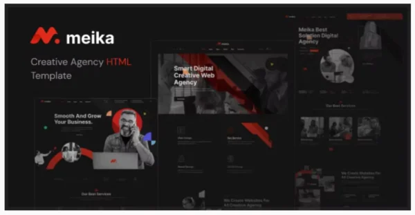 Meika – Creative Agency HTML Template