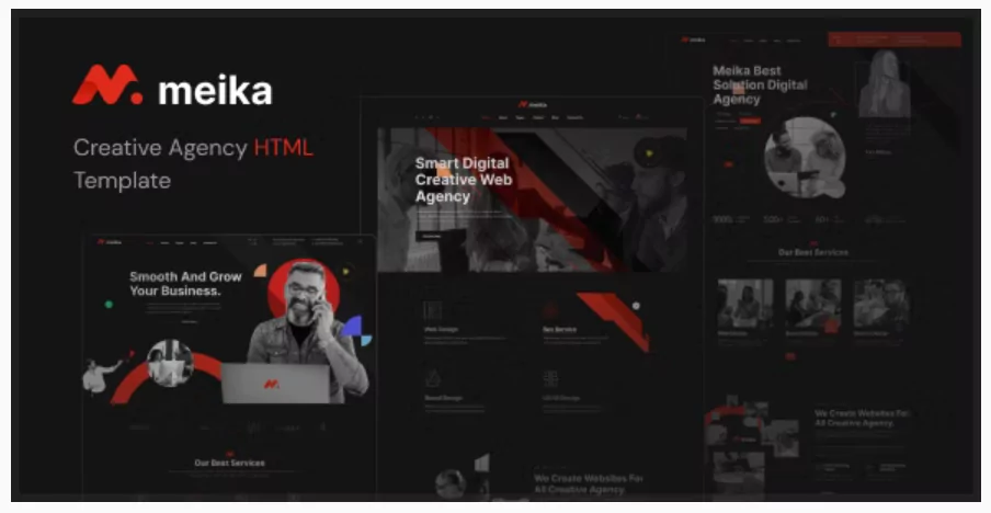 Meika – Creative Agency HTML Template