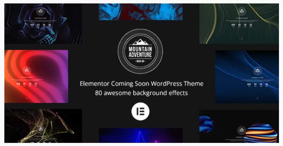 Mountain - Elementor Coming Soon WordPress Theme