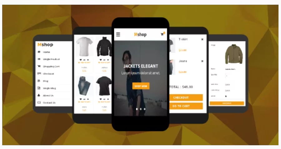 Mshop - eCommerce Mobile Template