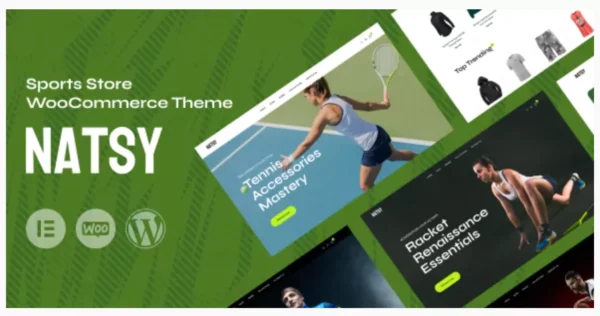 Natsy - Sports Store WooCommerce Theme