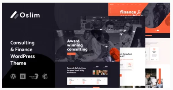 Oslim - Consulting & Finance WordPress Theme