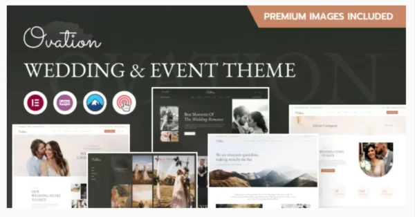 Ovation - Wedding & Event Photography WordPress Theme