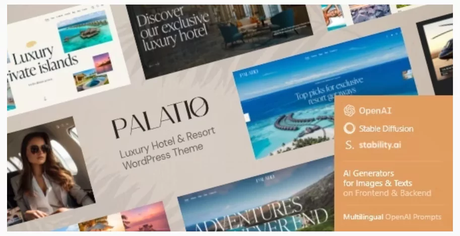 Palatio — Luxury Hotel & Resort WordPress Theme