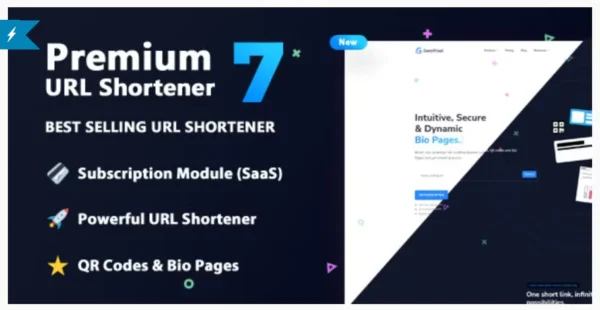 Premium URL Shortener - Link Shortener, Bio Pages & QR Codes