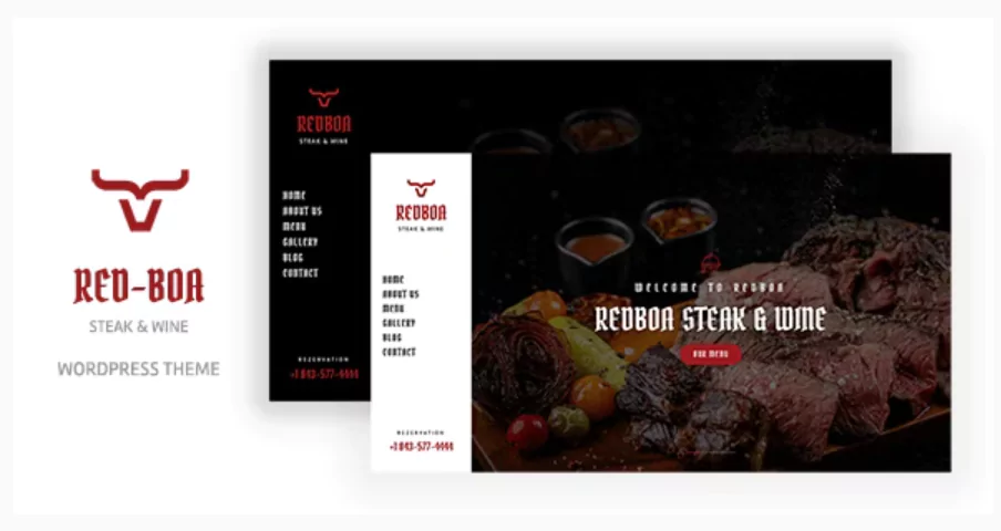 Redboa - Steakhouse Restaurant WordPress