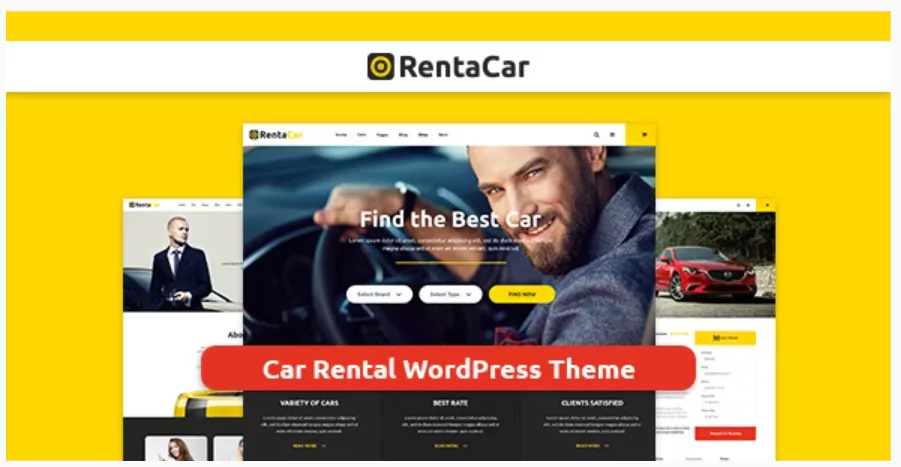 Rentacar - Car Rental Listing WordPress Theme