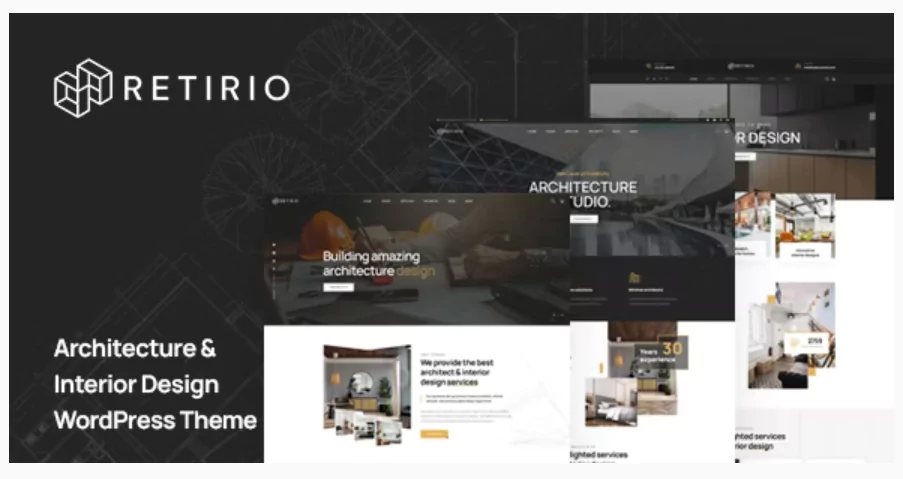 Retirio - Architecture and Interior WordPress Theme