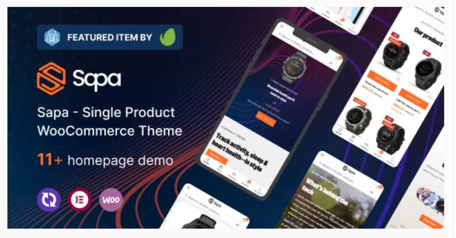 Sapa - Product Landing Page WooCommerce Theme