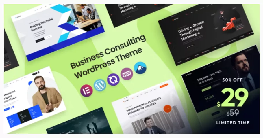 Seargin - Business Consulting WordPress Theme