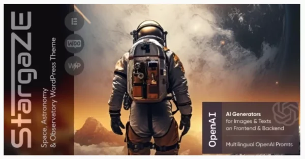 Stargaze - Space, Astronomy and Observatory WordPress Theme