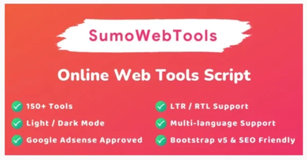 SumoWebTools - Online Web Tools Script (With Key And Addons)