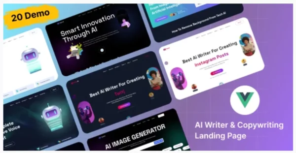 TechAI - AI Writer & Copywriting Multipurpose VUE.JS Template