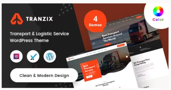 Tranzix- Logistics & Transportation WordPress Theme + RTL