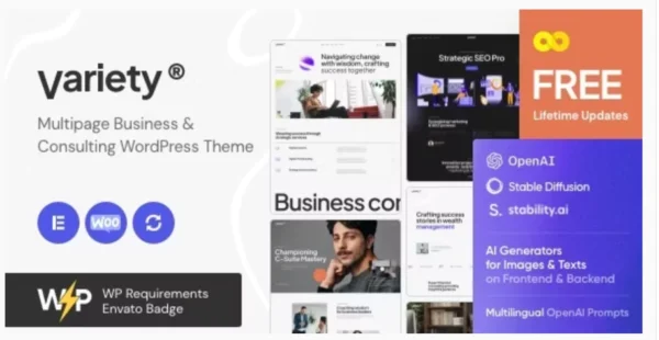 Variety — Multipage Business & Consulting WordPress Theme