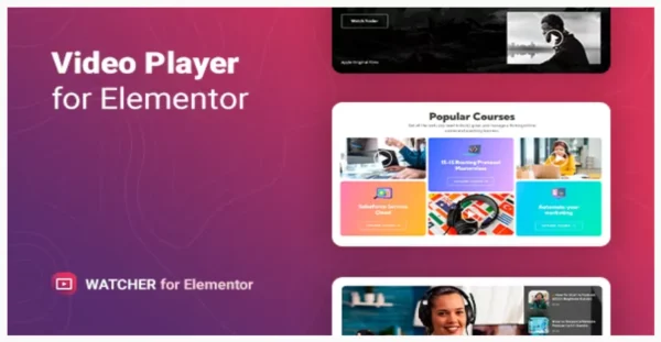 Watcher – Flexible Video Player for Elementor