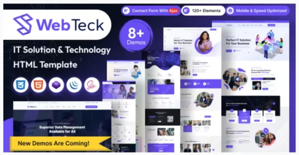 Webteck - IT Solution and Technology HTML Template