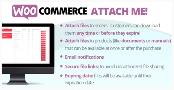 WooCommerce Attach Me!