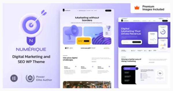 Numérique - SEO Digital Marketing WordPress Theme
