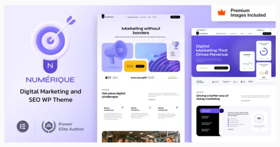 Numérique - SEO Digital Marketing WordPress Theme