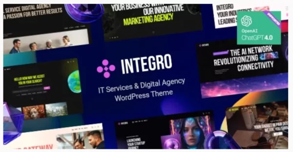 Integro-IT Services & Digital Agency WordPress Theme