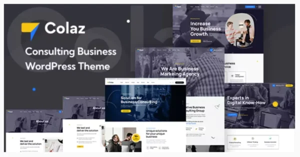 Colaz - Business Consulting WordPress Theme