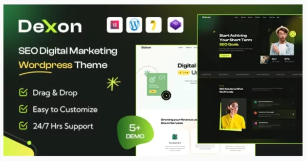 Dexon - SEO & Digital Marketing WordPress Theme