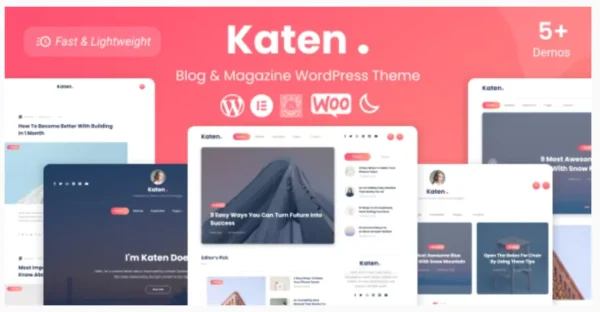 Katen - Blog & Magazine WordPress Theme