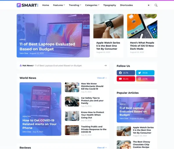 smartmag-blogger-template