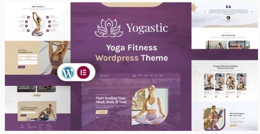 Yogastic Yoga & Fitness WordPress Theme