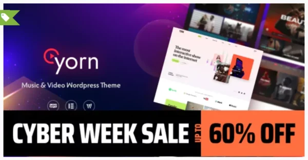 Yorn - Music & Video WordPress Theme