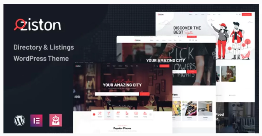Ziston - Directory Listing WordPress Theme