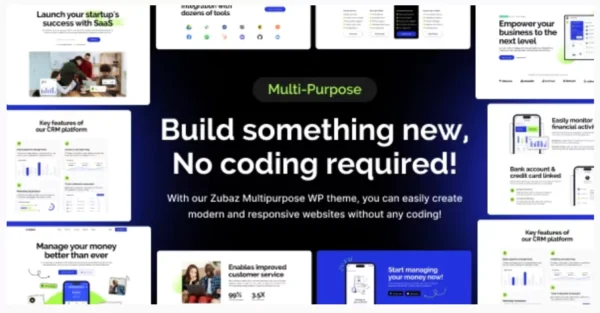 Zubaz - SaaS & Startup WordPress Theme