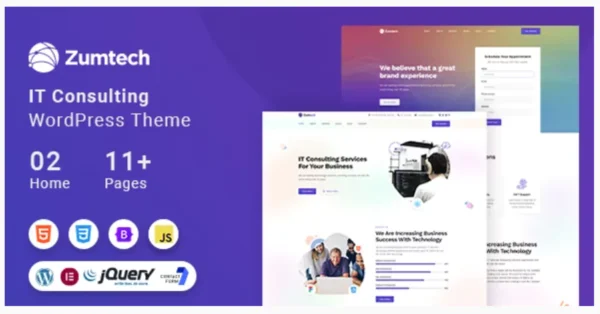 Zumtech IT Solutions & Technology WordPress Theme